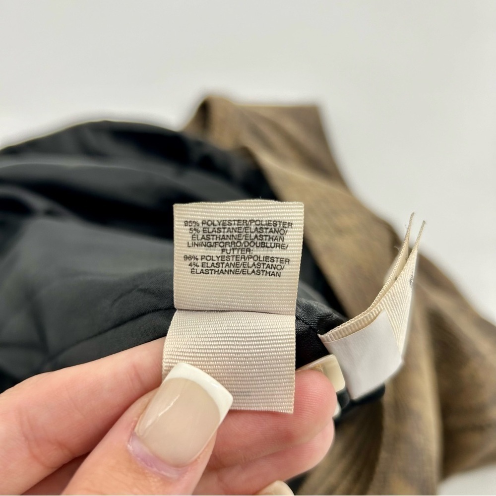 RACHEL RACHEL ROY PYTHON PRINT DRESS Small Brown and Black 90s Y2k Whimsigoth - Picture 7 of 7